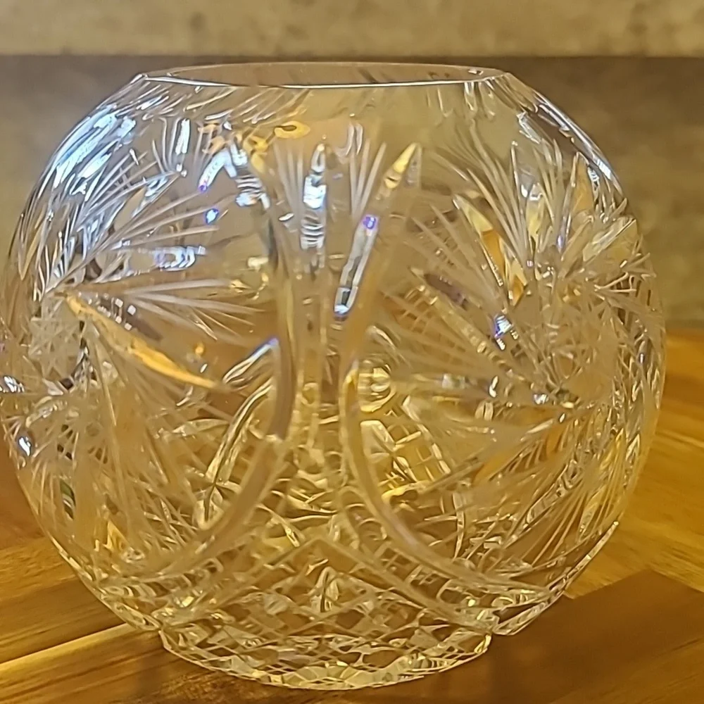Crystal Rose Bowl 